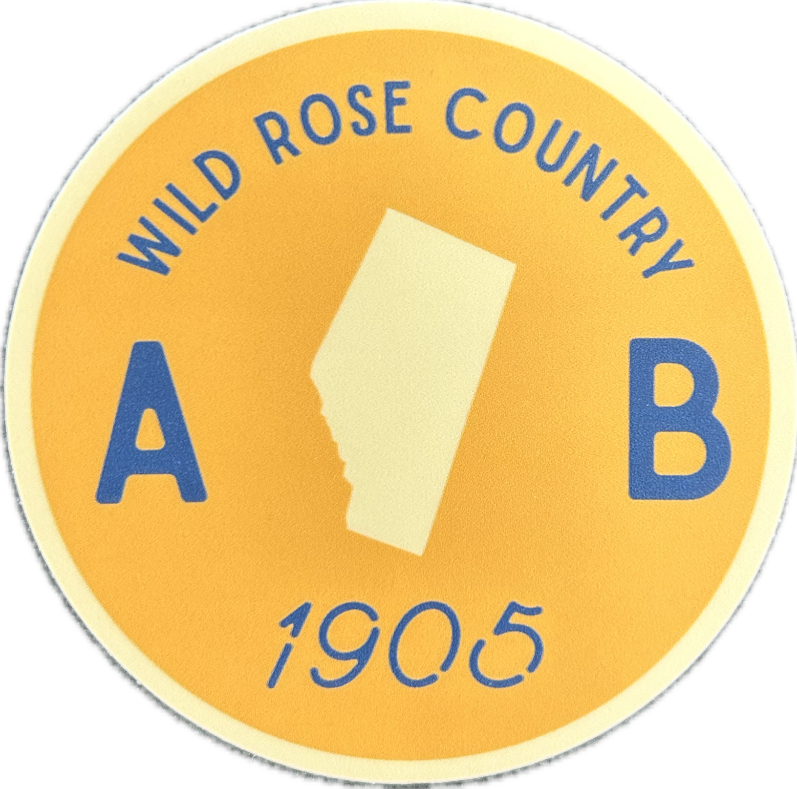 Wild Rose Country 1905 Sticker