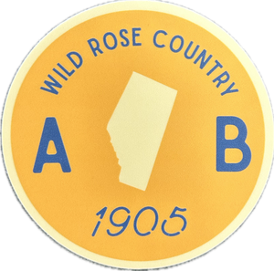 Wild Rose Country 1905 Sticker