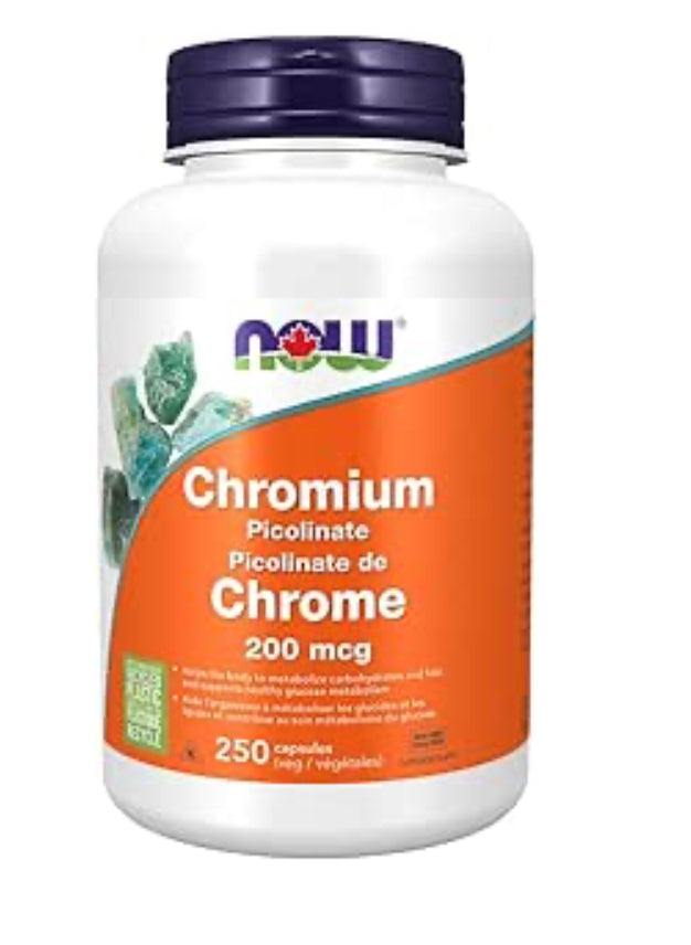 Chromium Picolinate 200 mcg - 250 V-Capsules - Lighten Up Shop
