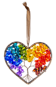 Rainbow Heart Suncatcher - Lighten Up Shop