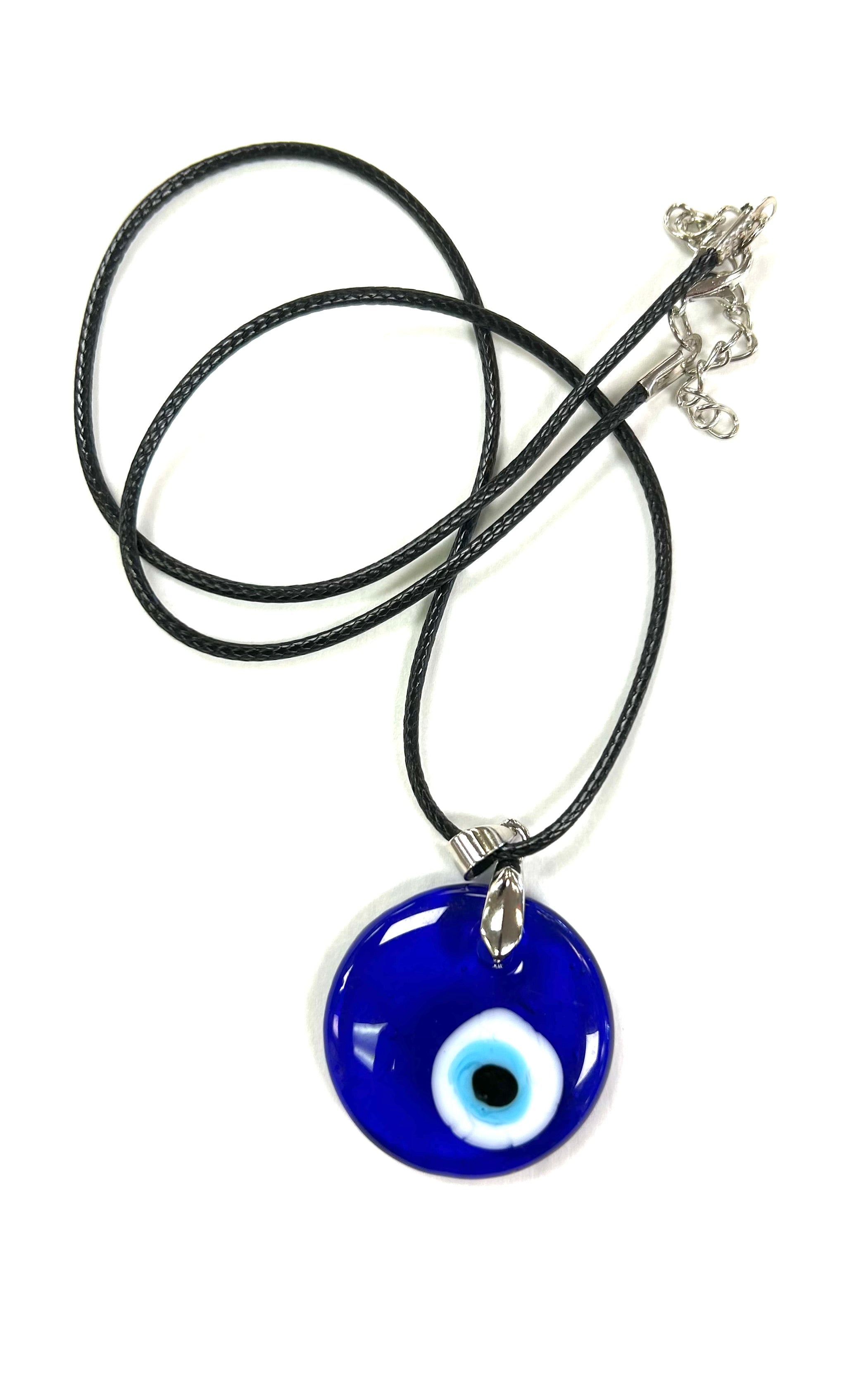 Evil Eye Cord Necklace - Lighten Up Shop