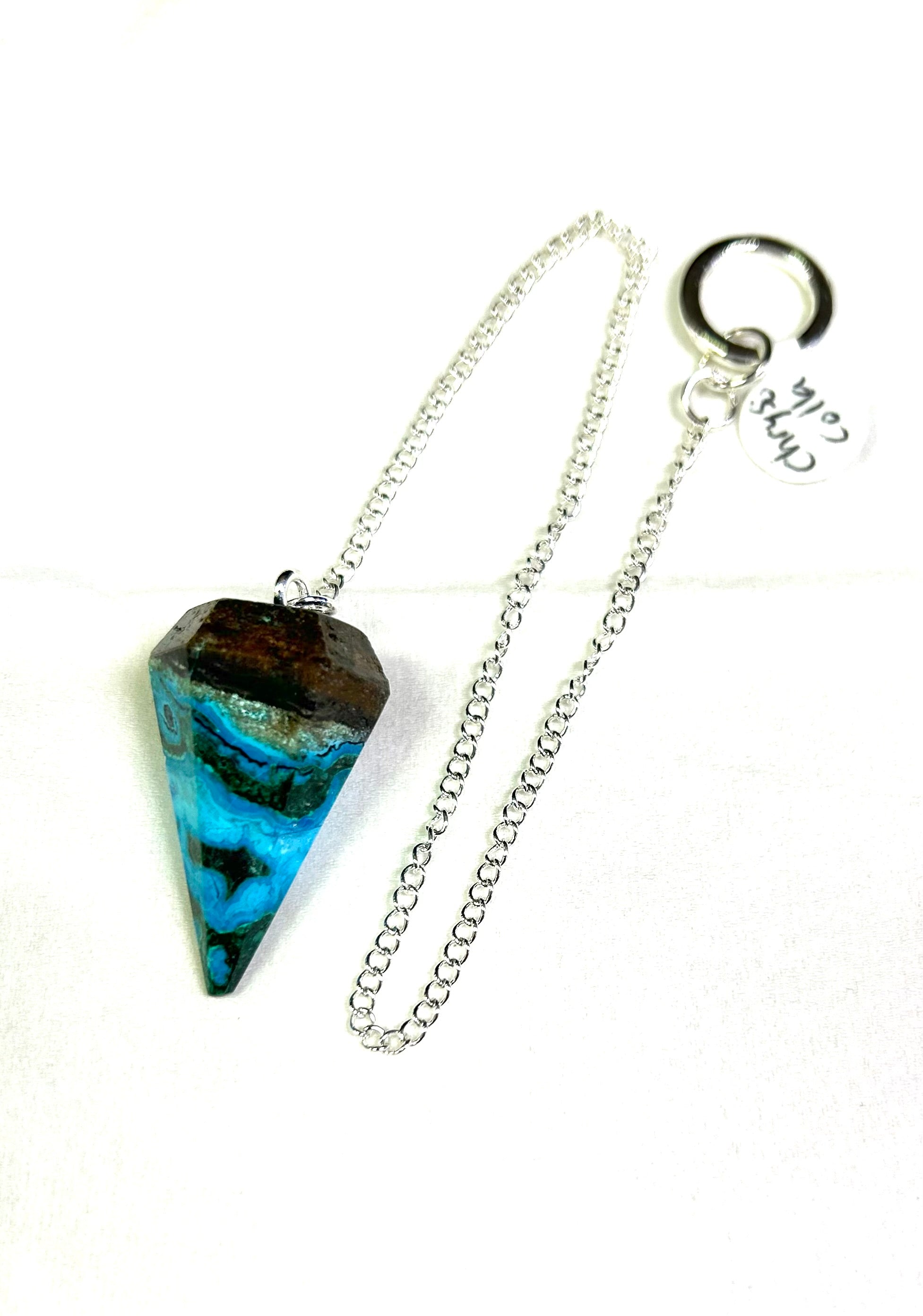Chrysocolla Pendulum - Lighten Up Shop