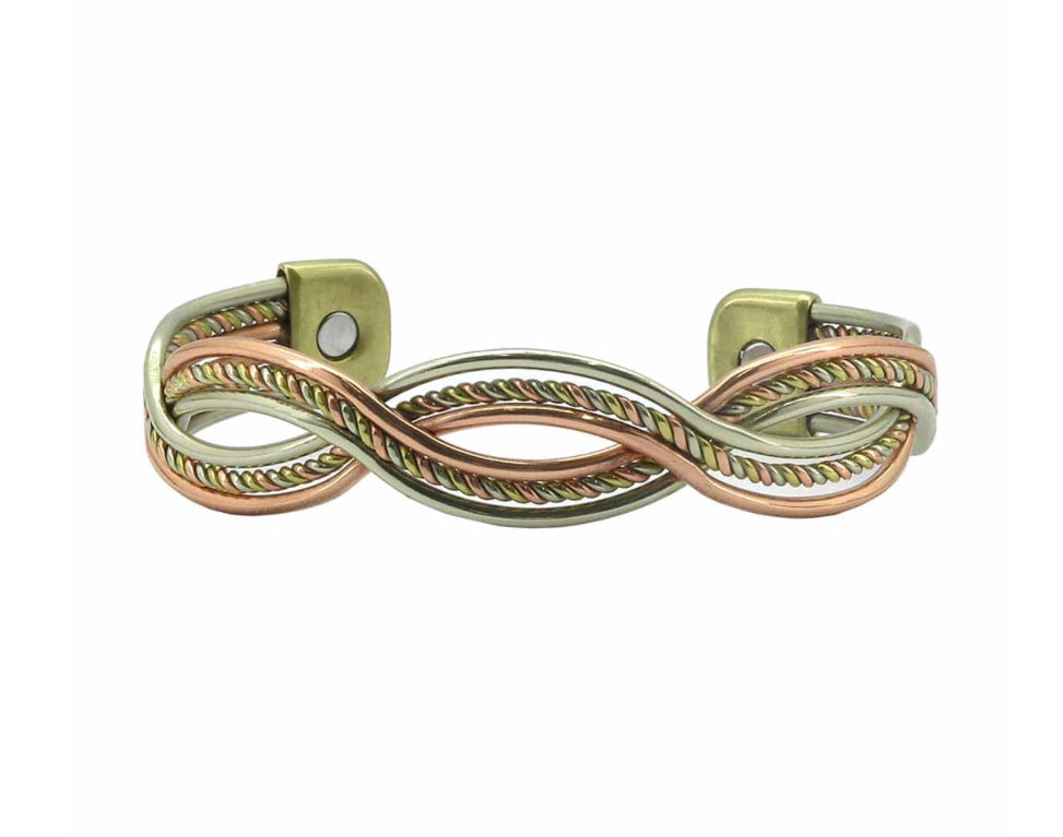 Serpentine Twist Magnetic Bangle - Lighten Up Shop