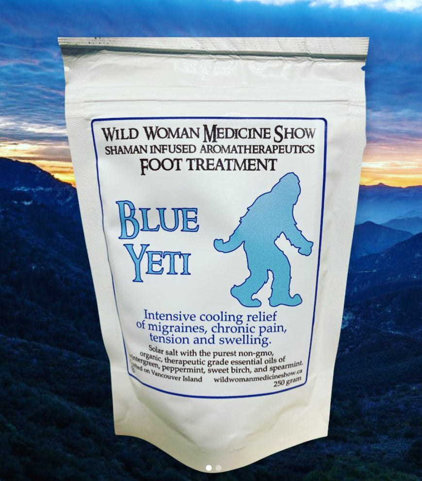 Blue Yeti Foot Treatment (100g) Wild Woman Medicine Show - Lighten Up Shop