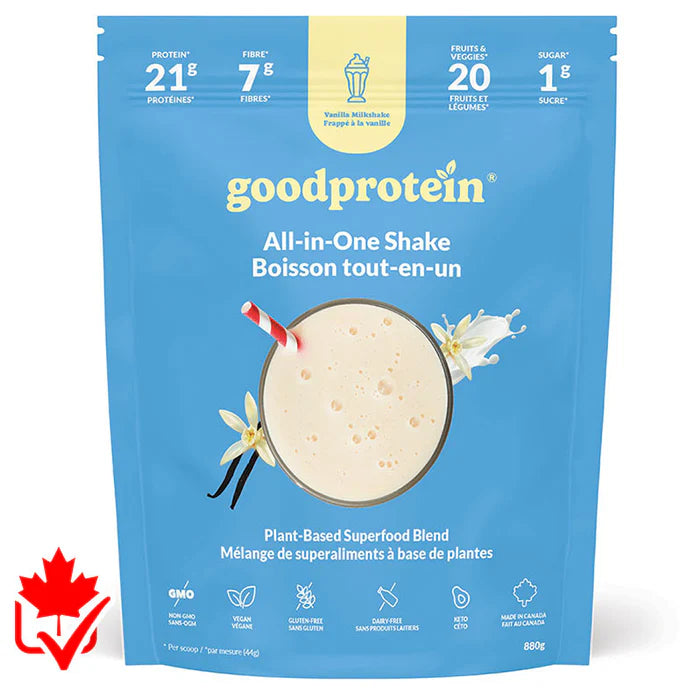 Good Protein Vanilla Milkshake All-In-One Shake 880g - Lighten Up Shop