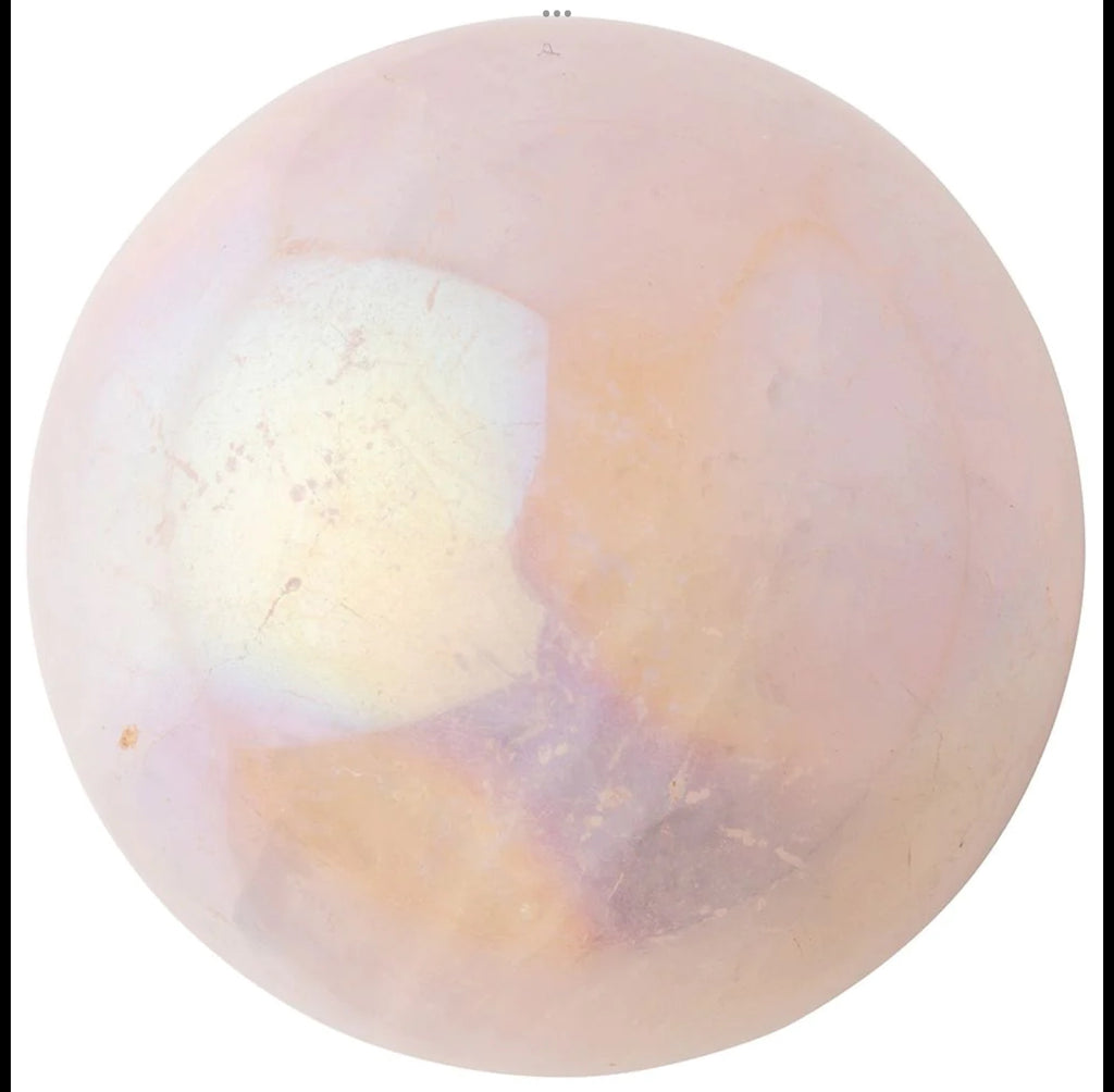 Aura Rose Quartz Sphere - Lighten Up Shop