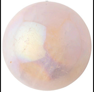 Aura Rose Quartz Sphere - Lighten Up Shop