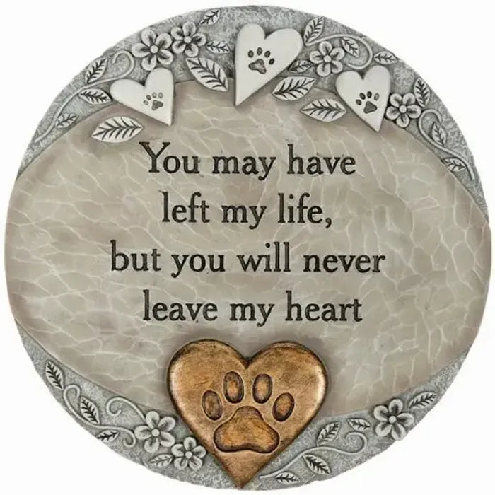 Pet Heart Garden Stone