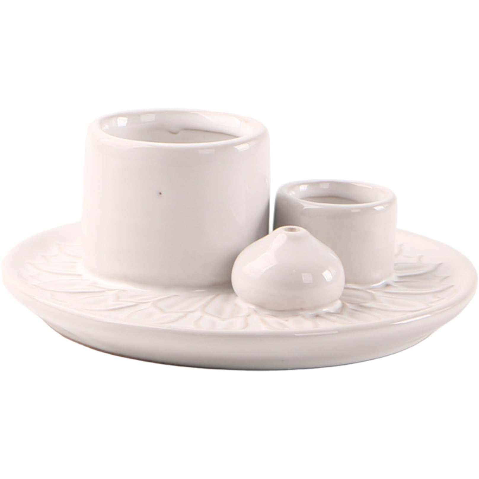 3-in-1 Burner: Smudge, Palo, Incense - White