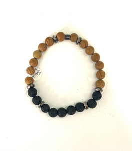 Jasper Lava Bracelet