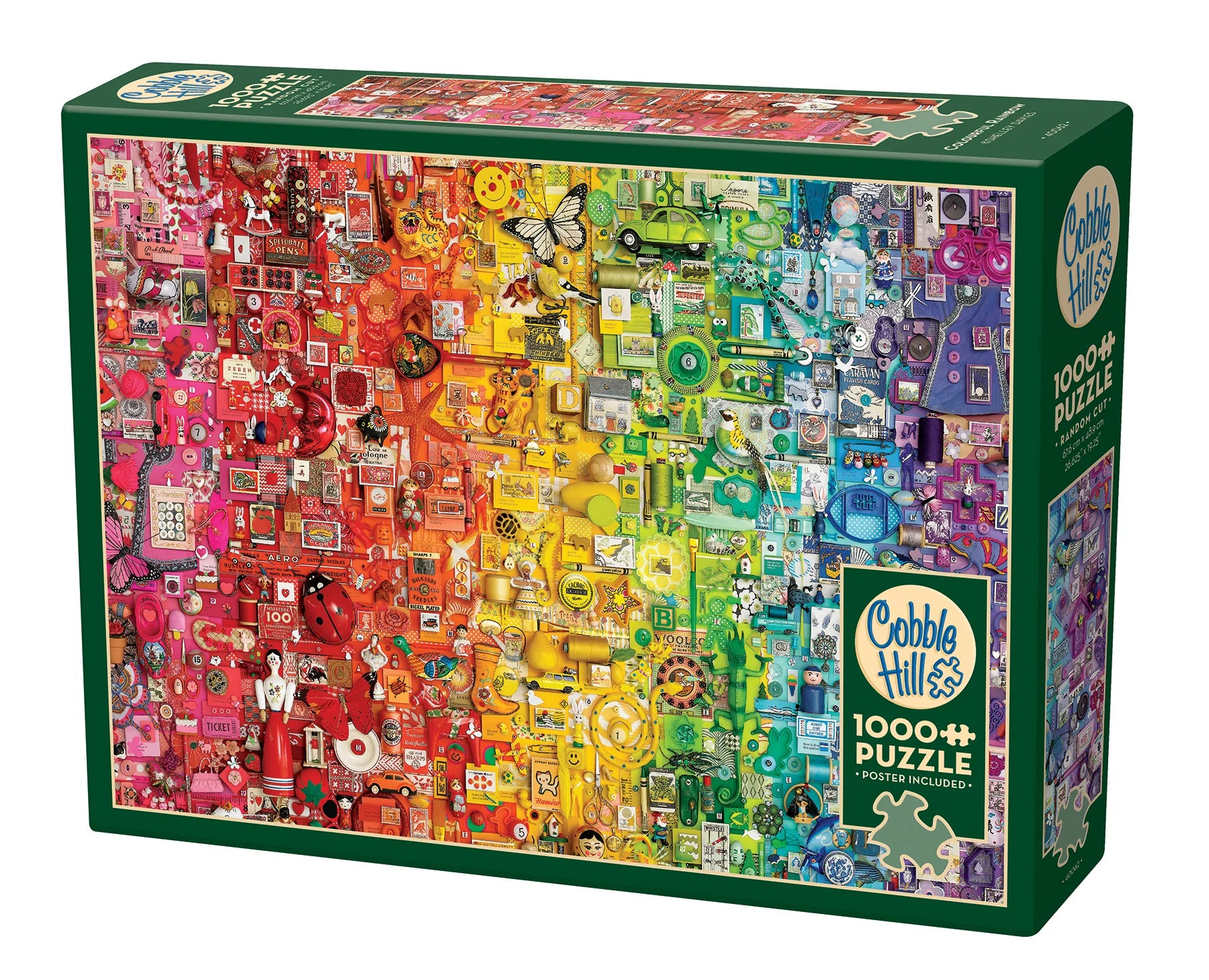 Cobble Hill - Colourful Rainbow 1000 piece