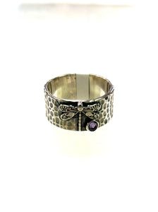 Amethyst Dragonfly Ring $56 - Lighten Up Shop