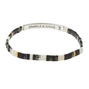 Good Karma Miyuki Bracelet - Sparkle & Shine