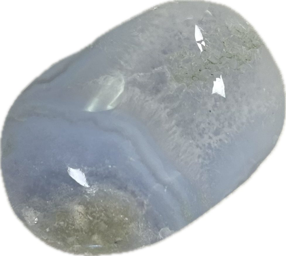 Blue Lace Agate Palmstone