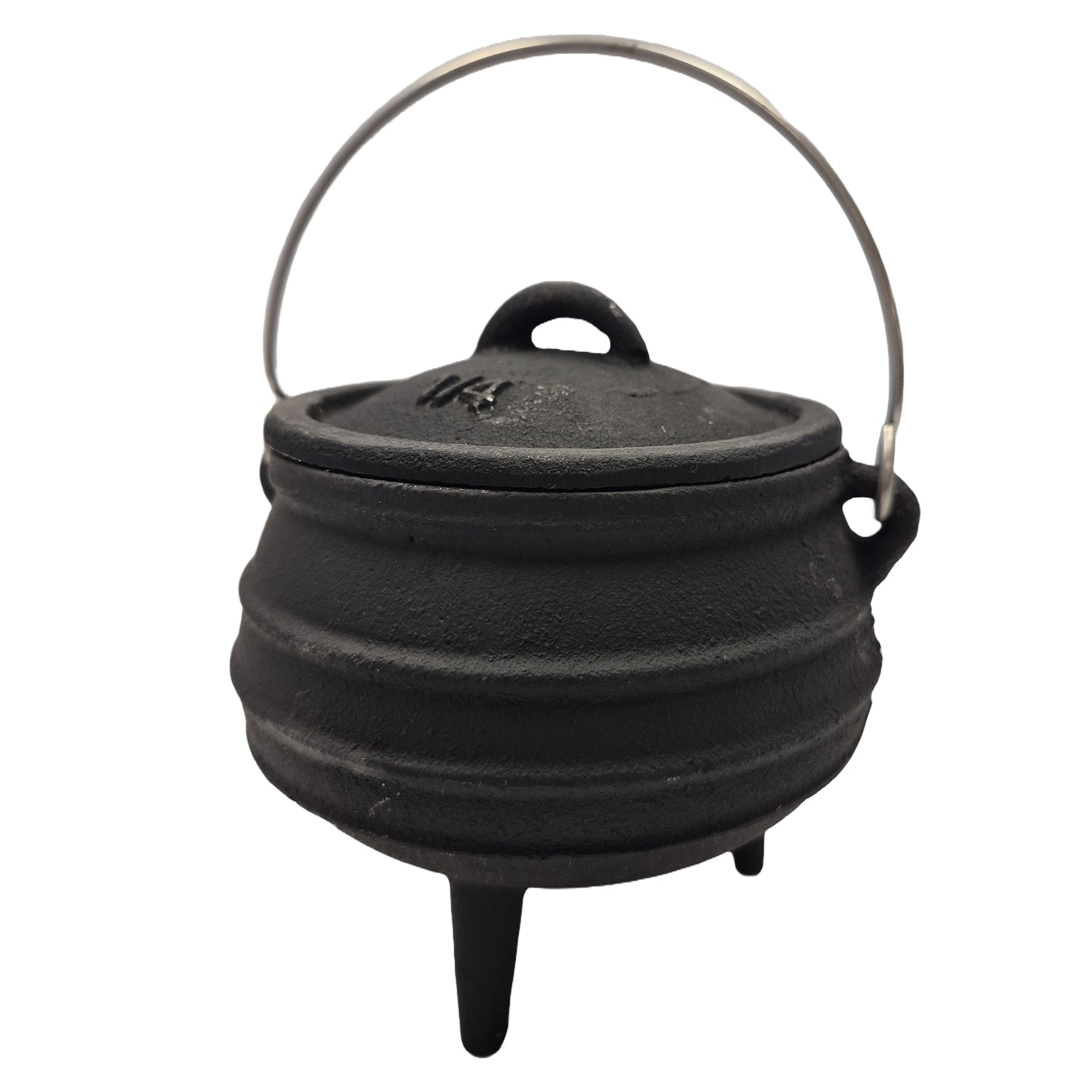 Cast Iron Ribbed Cauldron 5” - Lighten Up Shop