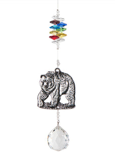 Bear Suncatcher Pewter - Lighten Up Shop