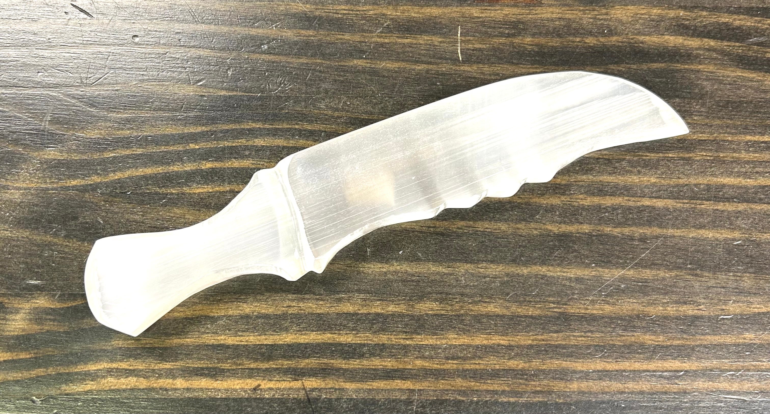 Selenite Knife 8”