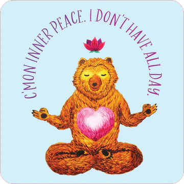 Inner F*cking Peace - Set Of 60 Irreverent Cards - Lighten Up Shop