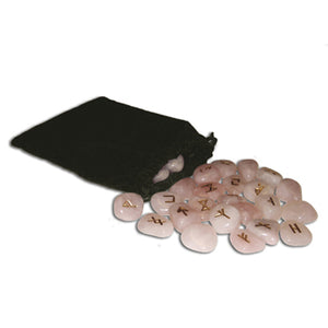 Rose Quartz Runes - Lighten Up Shop