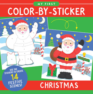 My First Colour By Sticker Christmas