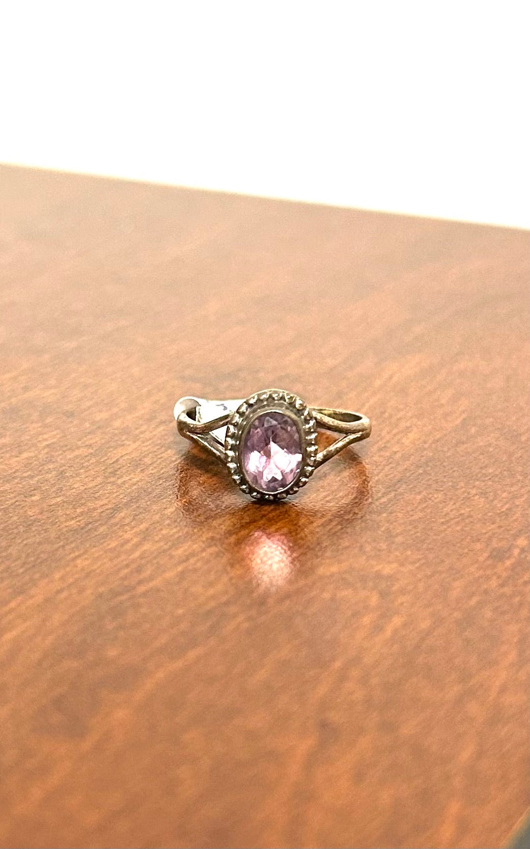 Amethyst Ring Oval (35)