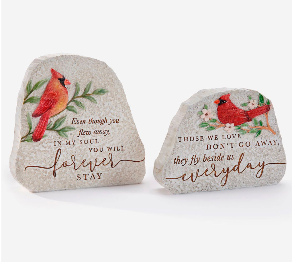Red Cardinal Memorial Garden Stone - Lighten Up Shop
