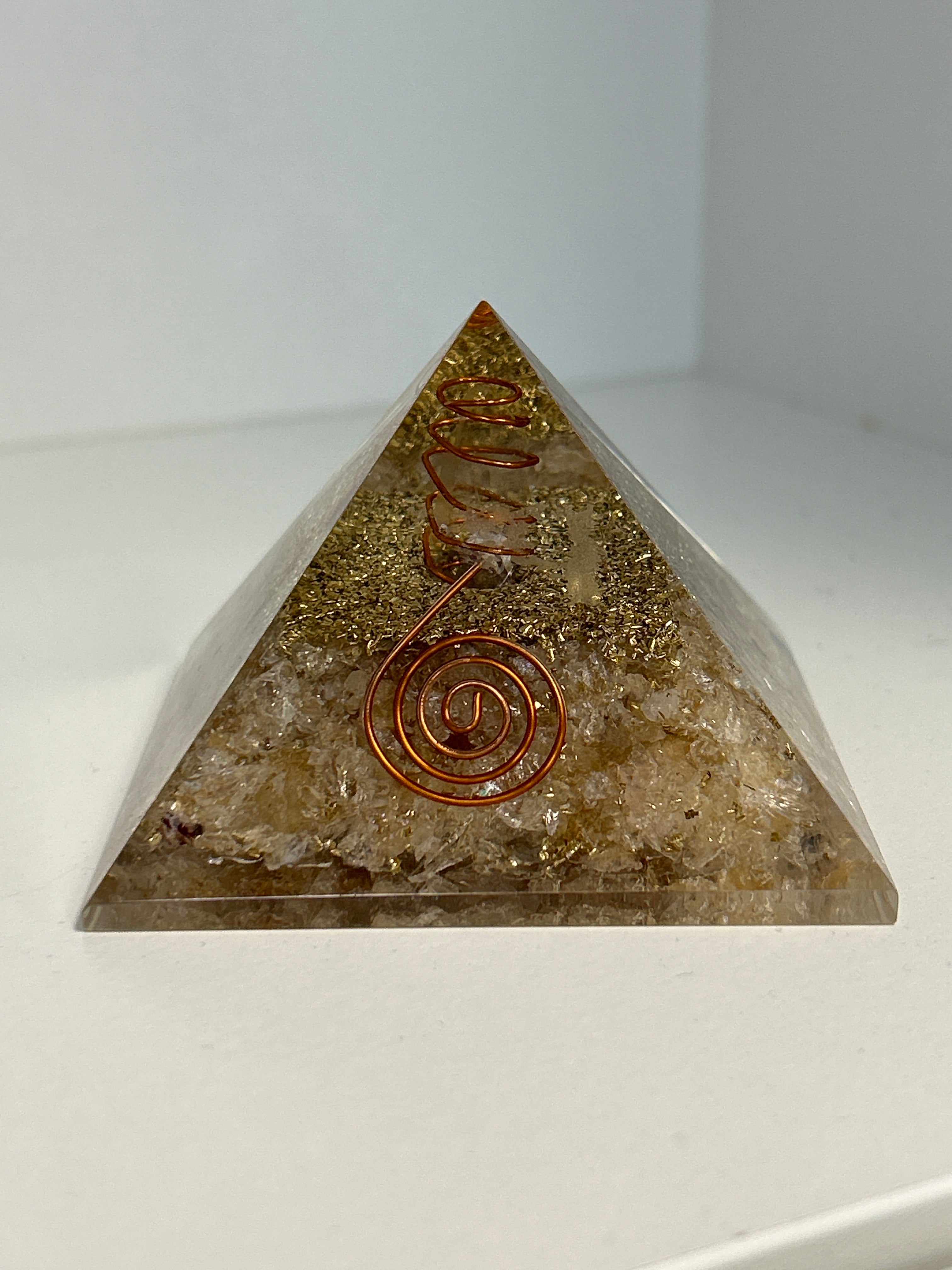 Citrine Orgone Pyramid