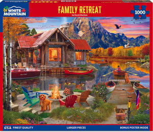 Family Retreat Puzzle 1000pc