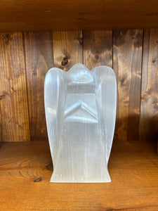 Selenite Angel Lamp - Lighten Up Shop