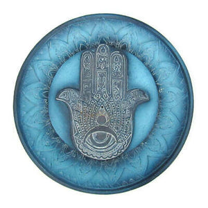 Blue Hamsa Incense Burner