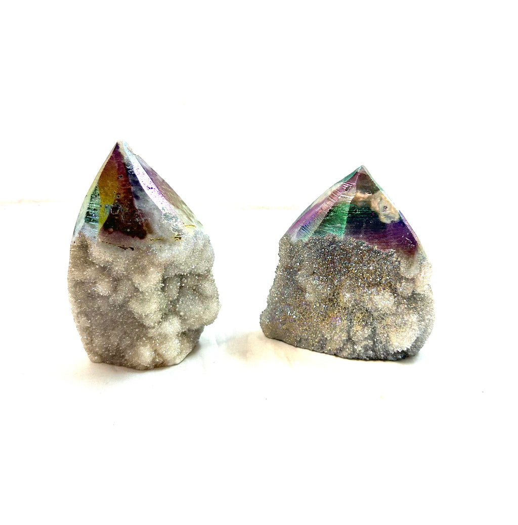 Druzy Aura Point - Lighten Up Shop