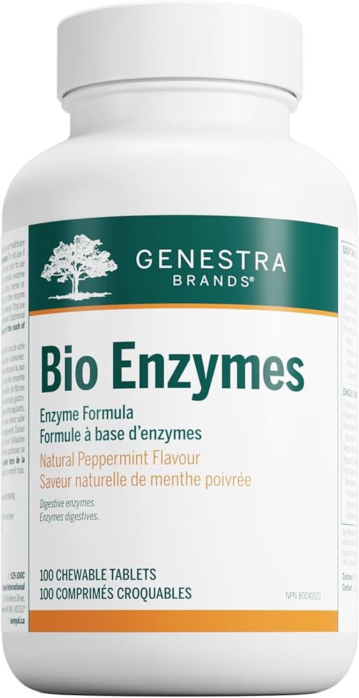 Genestra Bio Enzymes - 100 Chewable Tablets - Lighten Up Shop