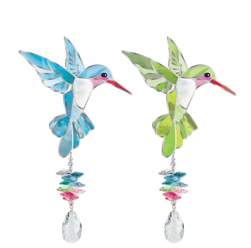 Hummingbird Prism Suncatcher - Lighten Up Shop
