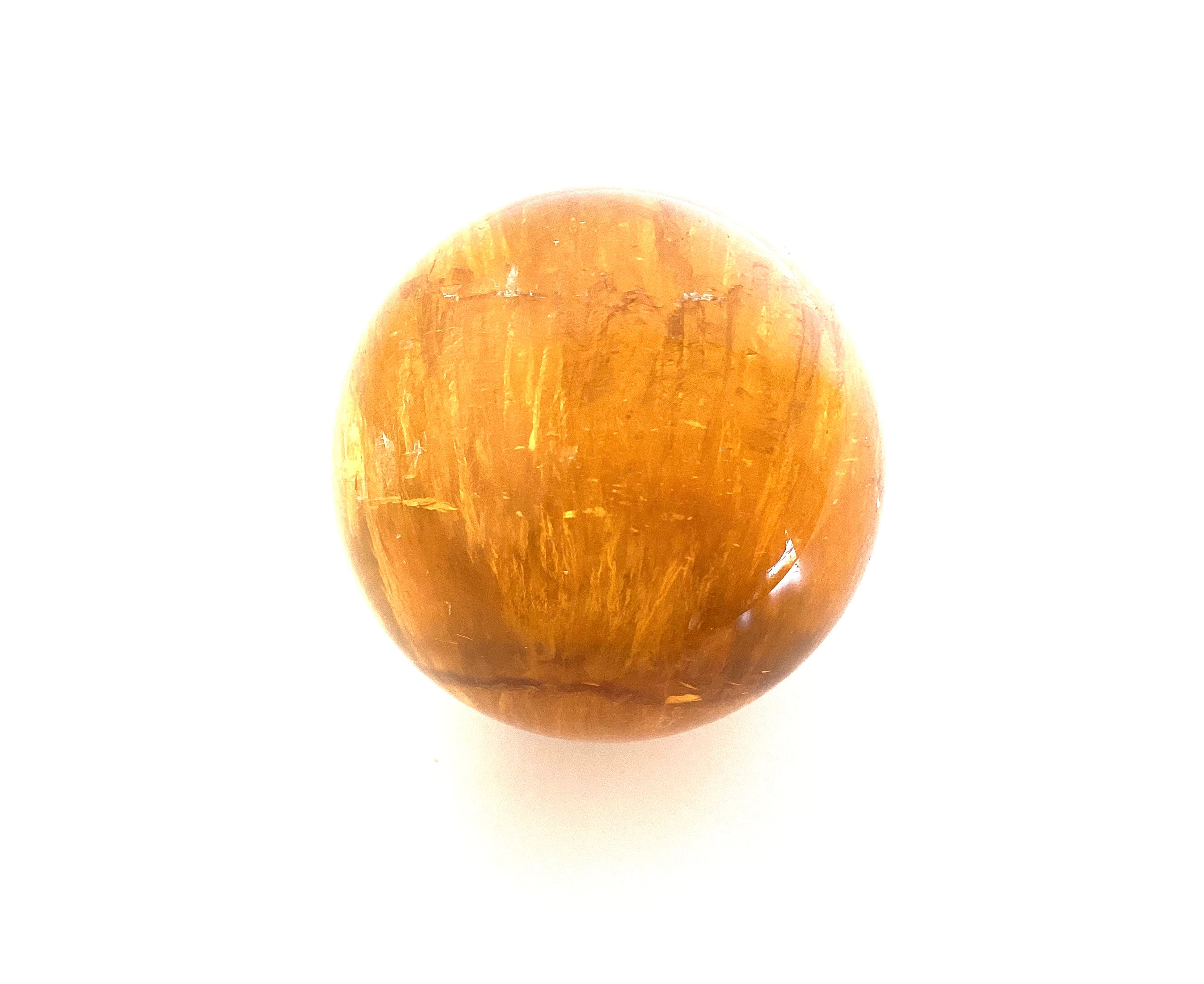 Yellow Fluorite Sphere