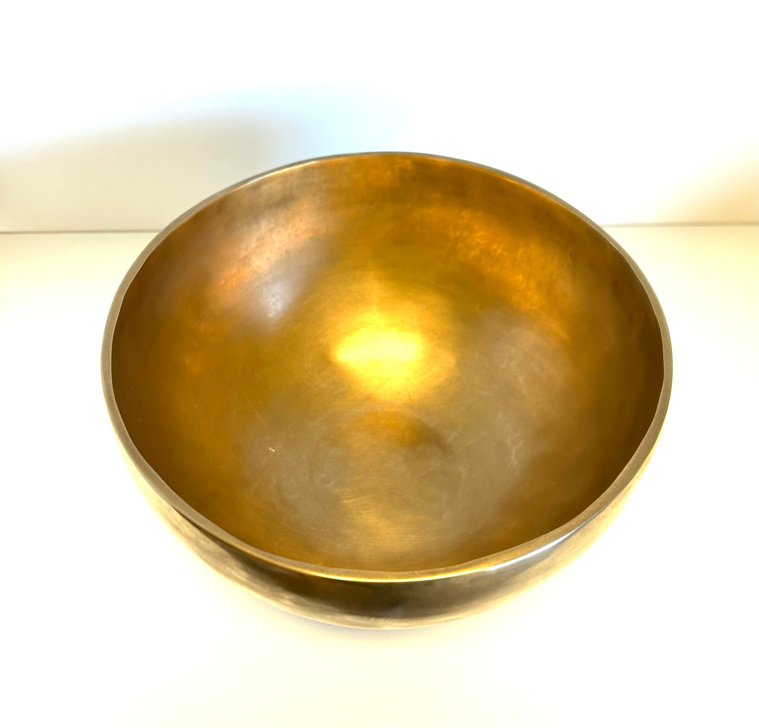 Gold Hand Hammered Singing Bowl 7.5” - Lighten Up Shop