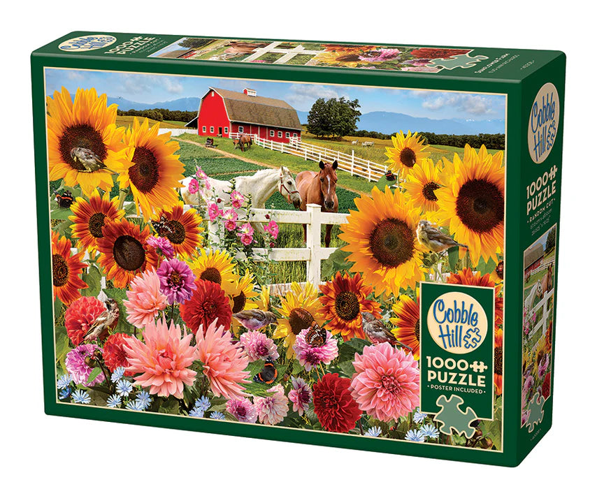 Cobble Hill - Sunflower Farm 1000 piece