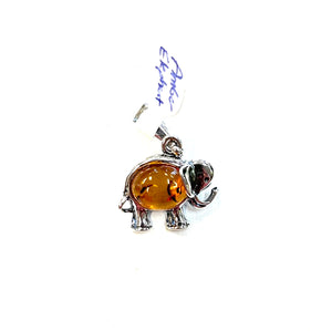 Amber Elephant Pendant - Lighten Up Shop