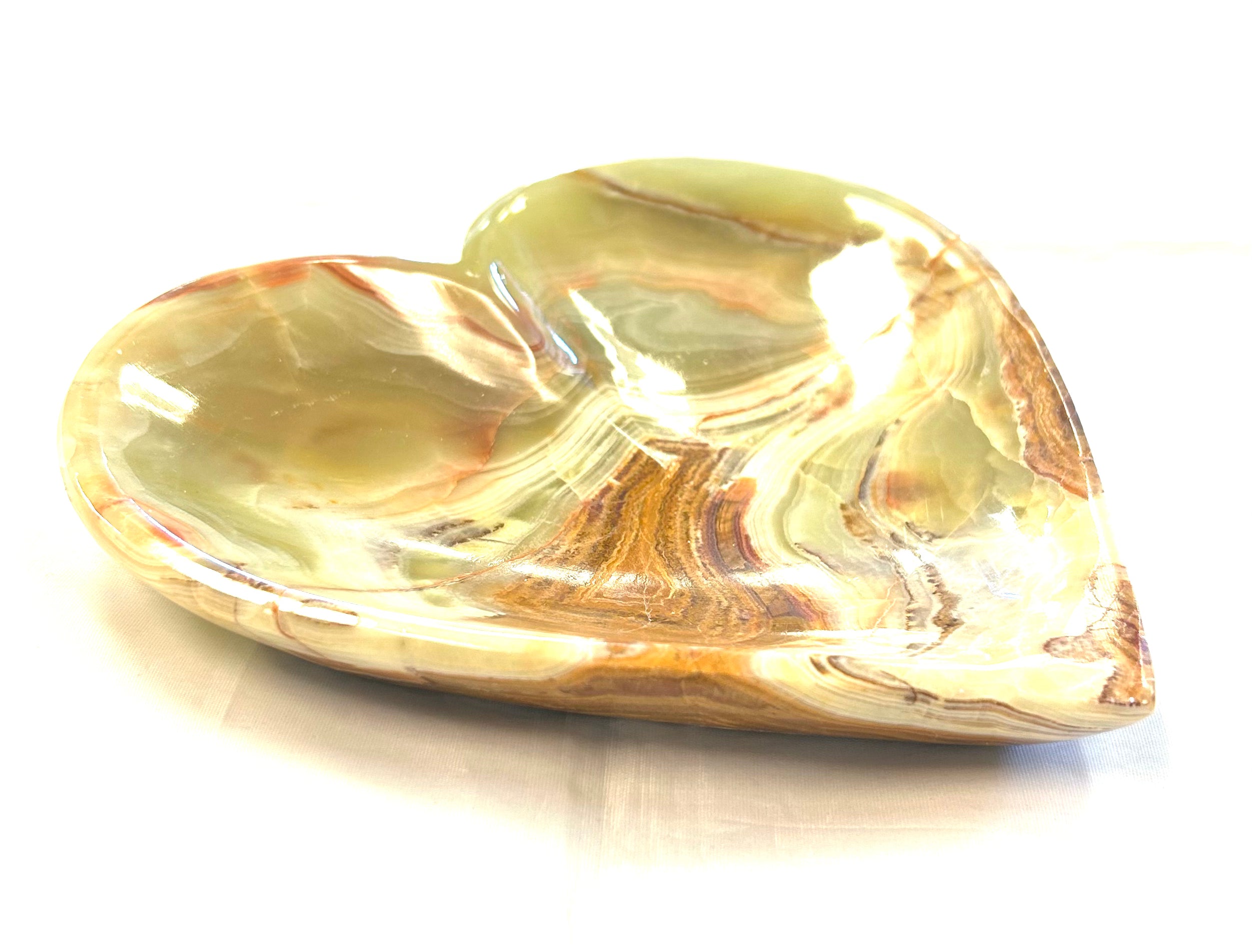 Green Onyx Heart Dish - Lighten Up Shop