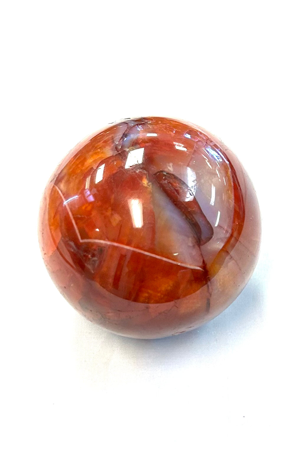 Carnelian Sphere - Lighten Up Shop