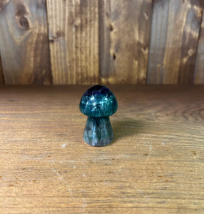 Fluorite Carved Mushroom (2”) - Lighten Up Shop