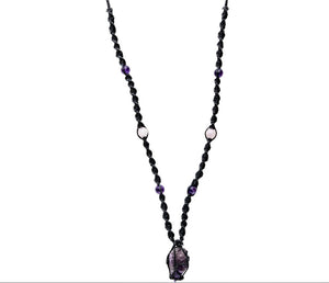 Amethyst Hippie Necklace - Lighten Up Shop