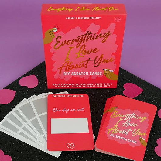 Everything I Love About You DIY Scratch Cards