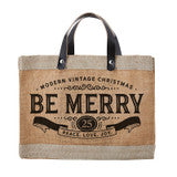 Be Merry Mini Market Tote - Lighten Up Shop