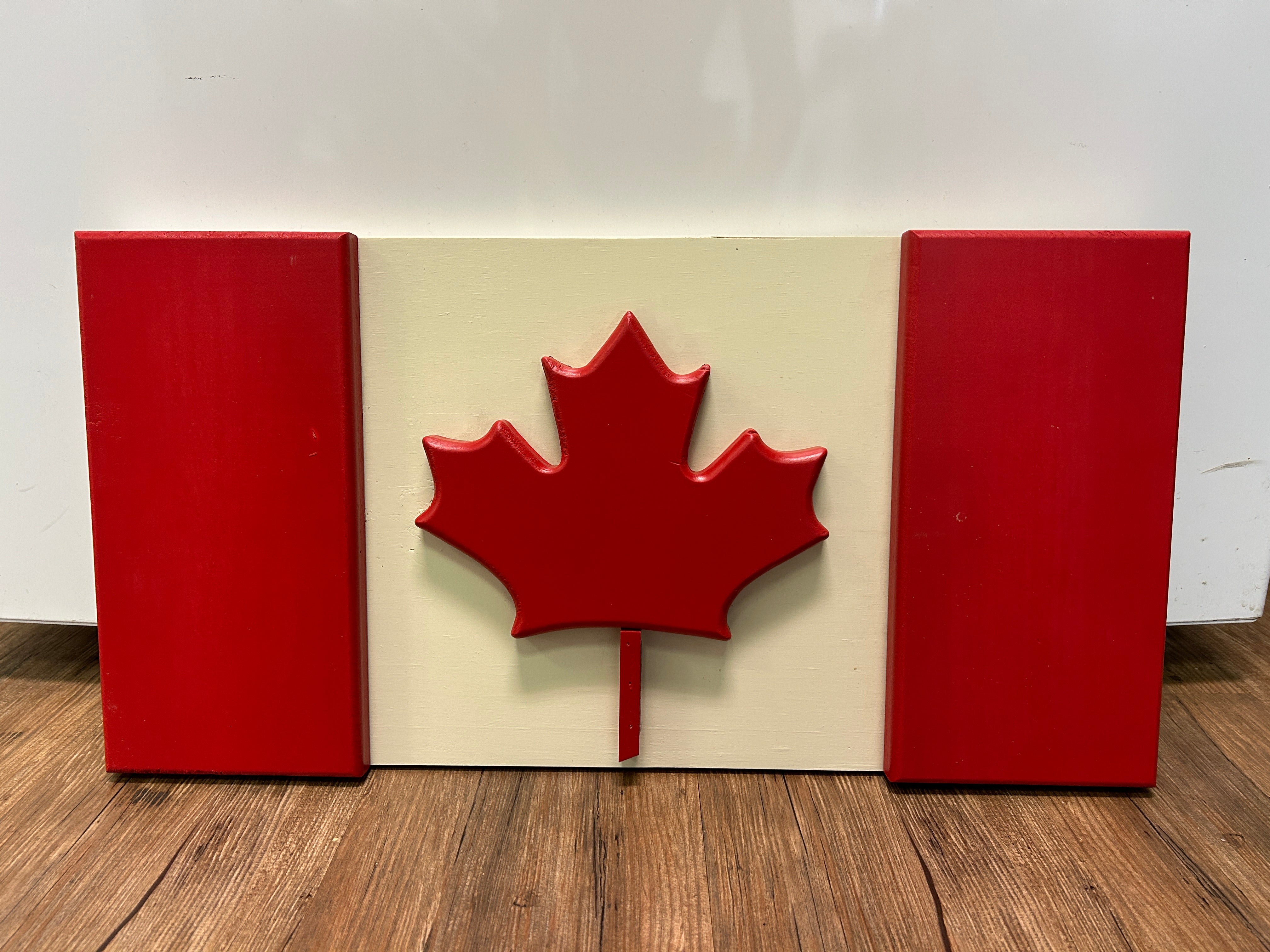 Canada Flag Wooden Sign