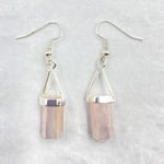 Rose Quartz Earrings - Lighten Up Shop