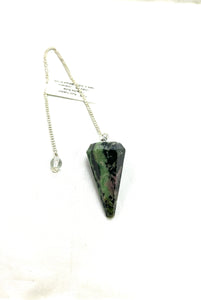 Ruby Fuschite Pendulum - Lighten Up Shop