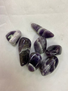 Zebra Amethyst Loose Tumbled - Lighten Up Shop