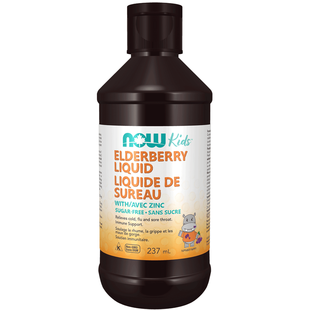 Elderberry Liquid with Zinc for Kids 237ml - Lighten Up Shop