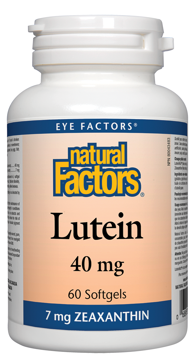 Lutein 40mg 60 softgels - Lighten Up Shop