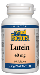 Lutein 40mg 60 softgels - Lighten Up Shop